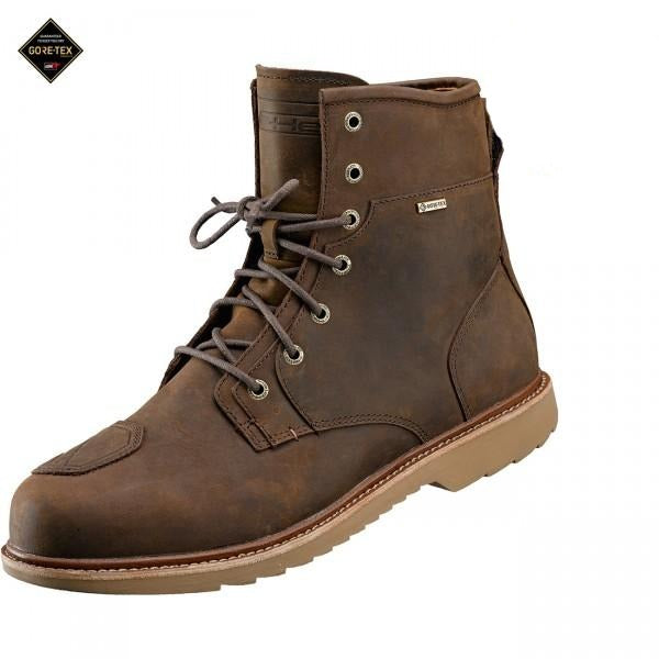 held gear motorradstiefel Held Saxton Gore-Tex Brown Waterproof Boots Size 39