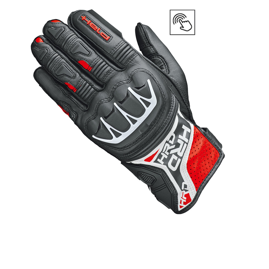 held sparrow motorrad handschuhe Held Kakuda Black Red Gloves Size 9