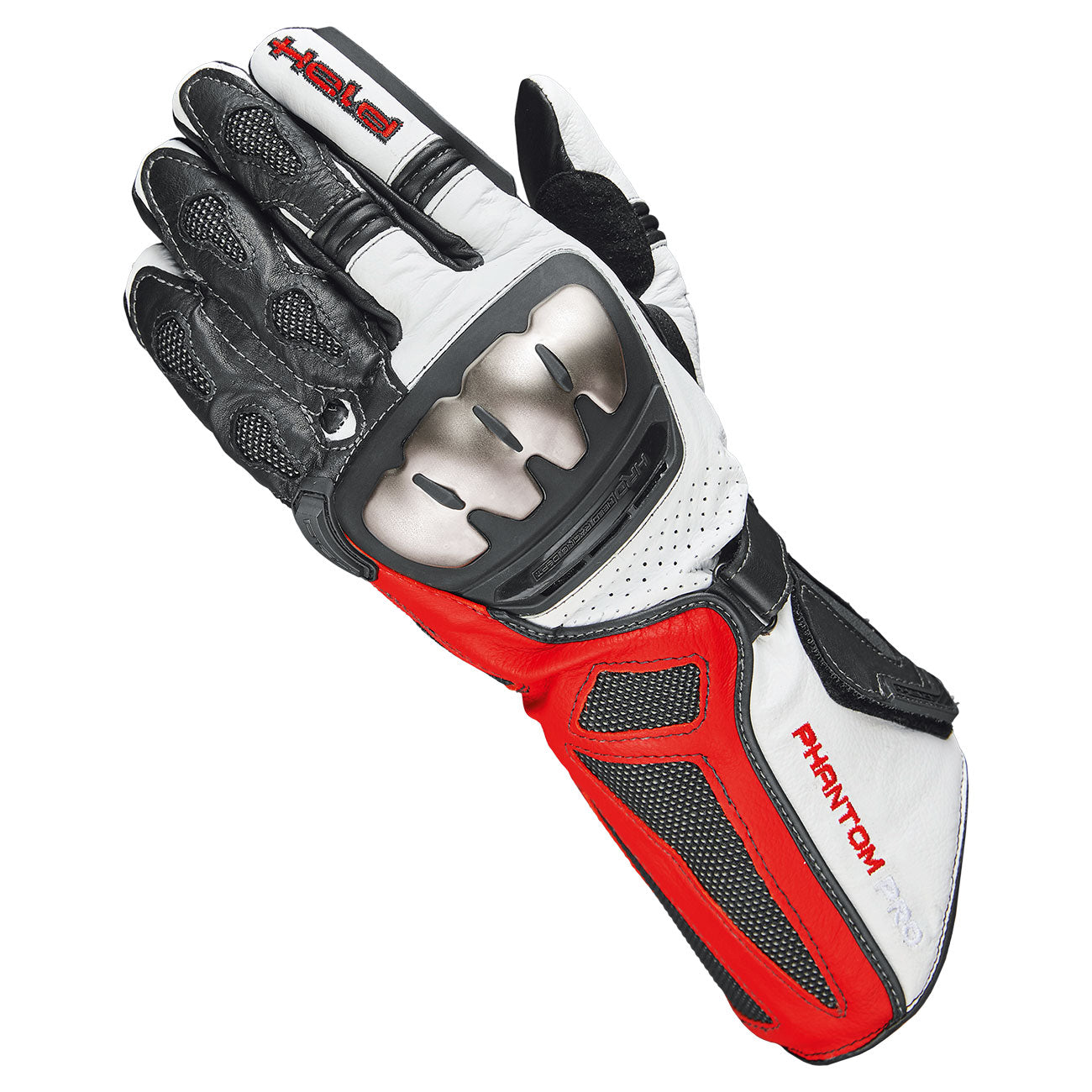 Held Phantom Pro Motorcycle Gloves Black White Size 7