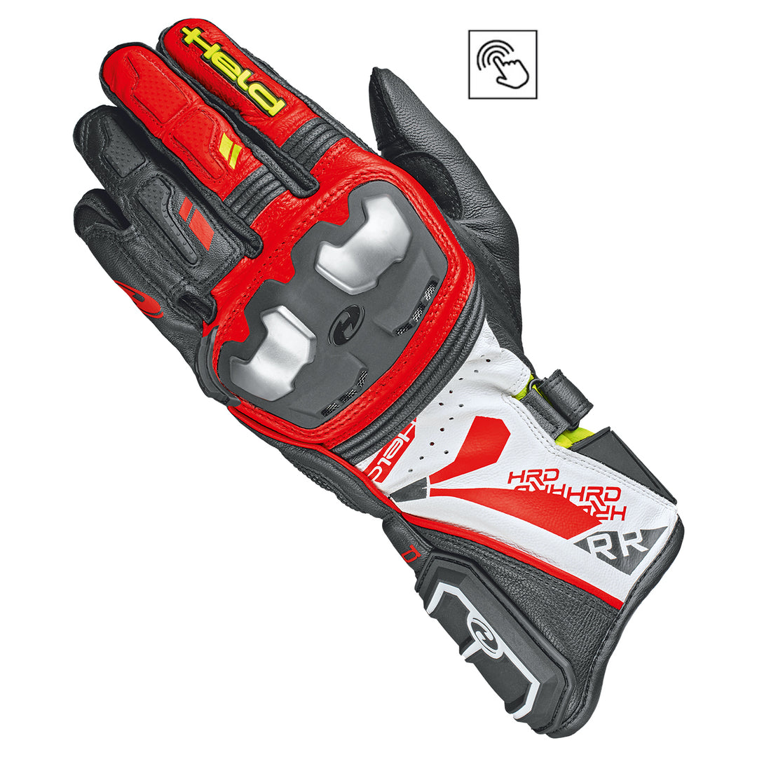 held akira handschuhe Held Akira RR Gloves Black White Red